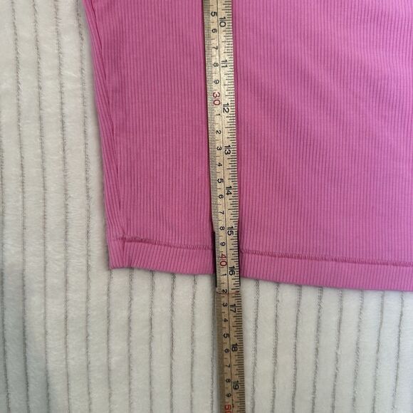 NWT Skims Soft Lounge Ringer Tee Shirt Bubblegum Pink Size Medium Modal Blend - Picture 4 of 6